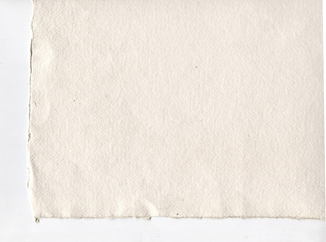 Warm White Deckle Edged Artists' Paper 280-450gsm, Set of 20