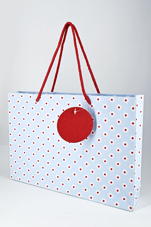 Rakhi Circulars Blue Gift Bags, Set of 4