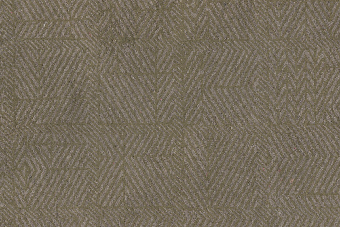 Tapa Geometric Print Cotton Rag Handmade Paper