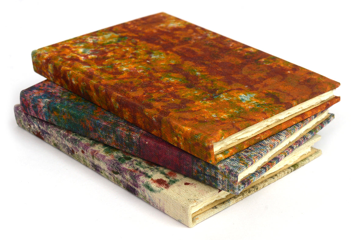 Achada Handmade Hardbound Deckle Edge A6 Blank Pages Notebook Online