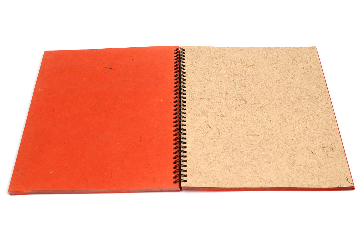 Matstripe Textured Wiro Notebook, A4, Assorted Tonal Blank pages