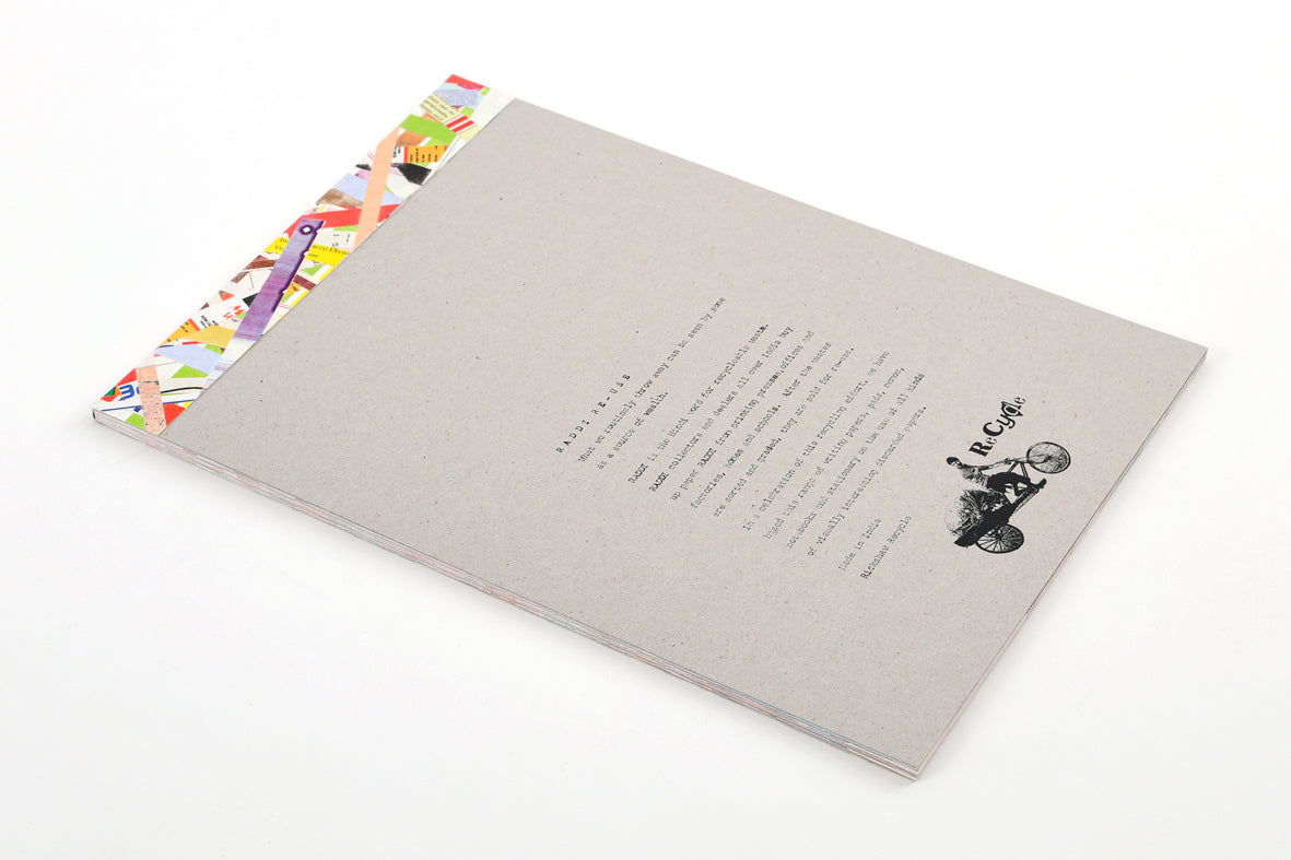 Graffiti Assorted papers Notepad, A4, Reclaimed paper