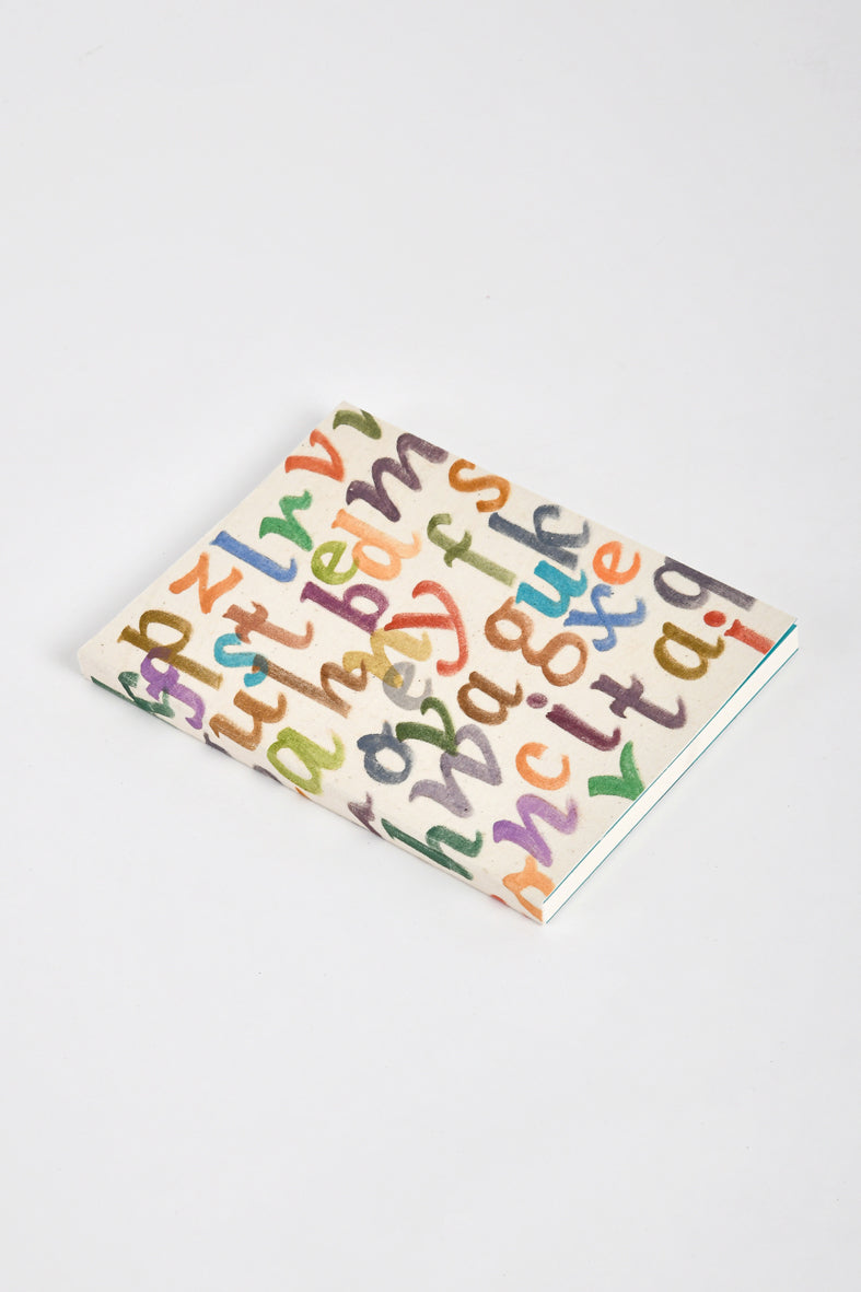 English Small Alphabet Calligraphy Soft Cover Binding Blank Pages Notebooks Online