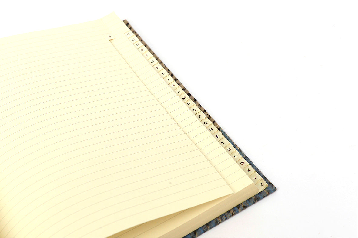 Achada Reclaimed Fabric Indexed Book | Rickshaw Recycle