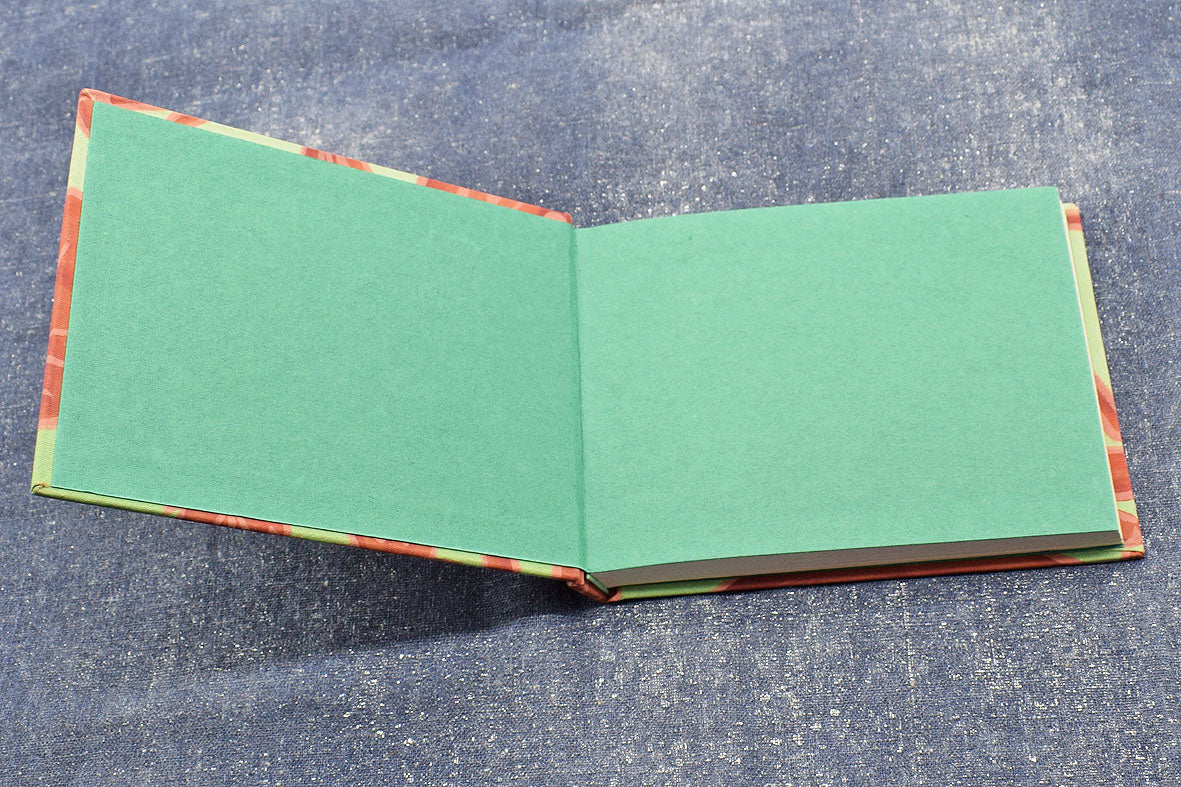 Painted Floral Hardbound Autograph Book