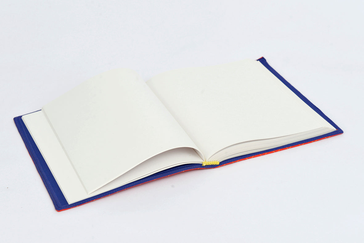 Quilted Cover Coptic Stitch Blank Pages 9x7.5 Notebook Online