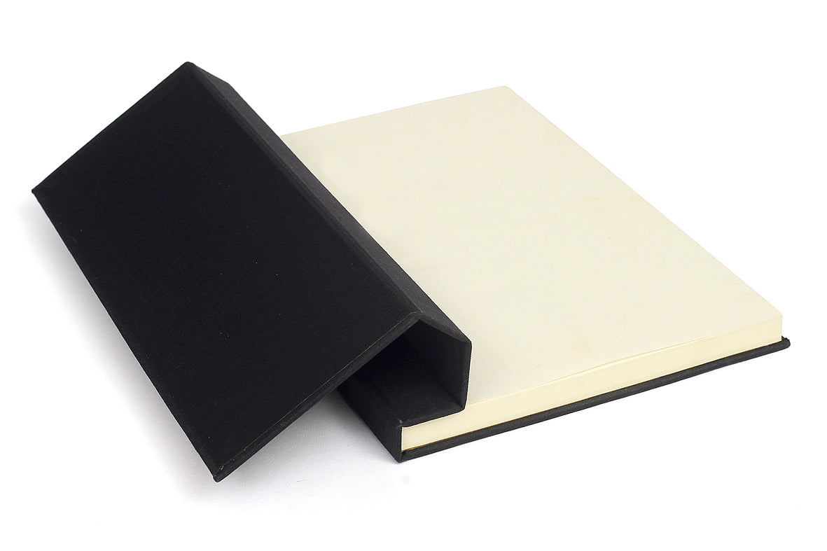 Basics Cotton Hard cover Foldover Notebook, A4, Tearaway blank pages