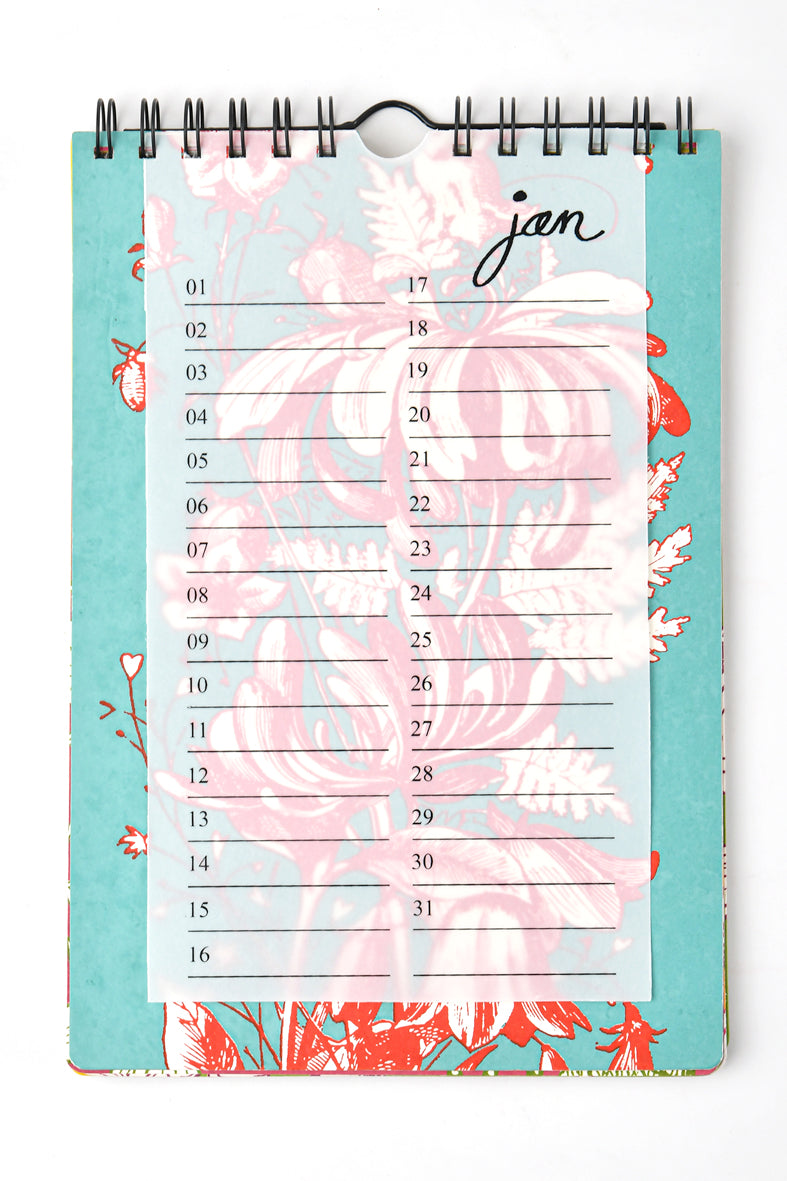Birthday calendar 10x7 | Rickshaw Recycle