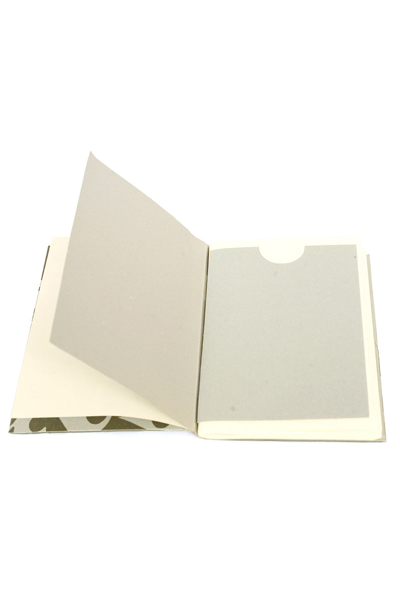 Black Embossed Handmade Paper Travel Blank Pages Notebook Online