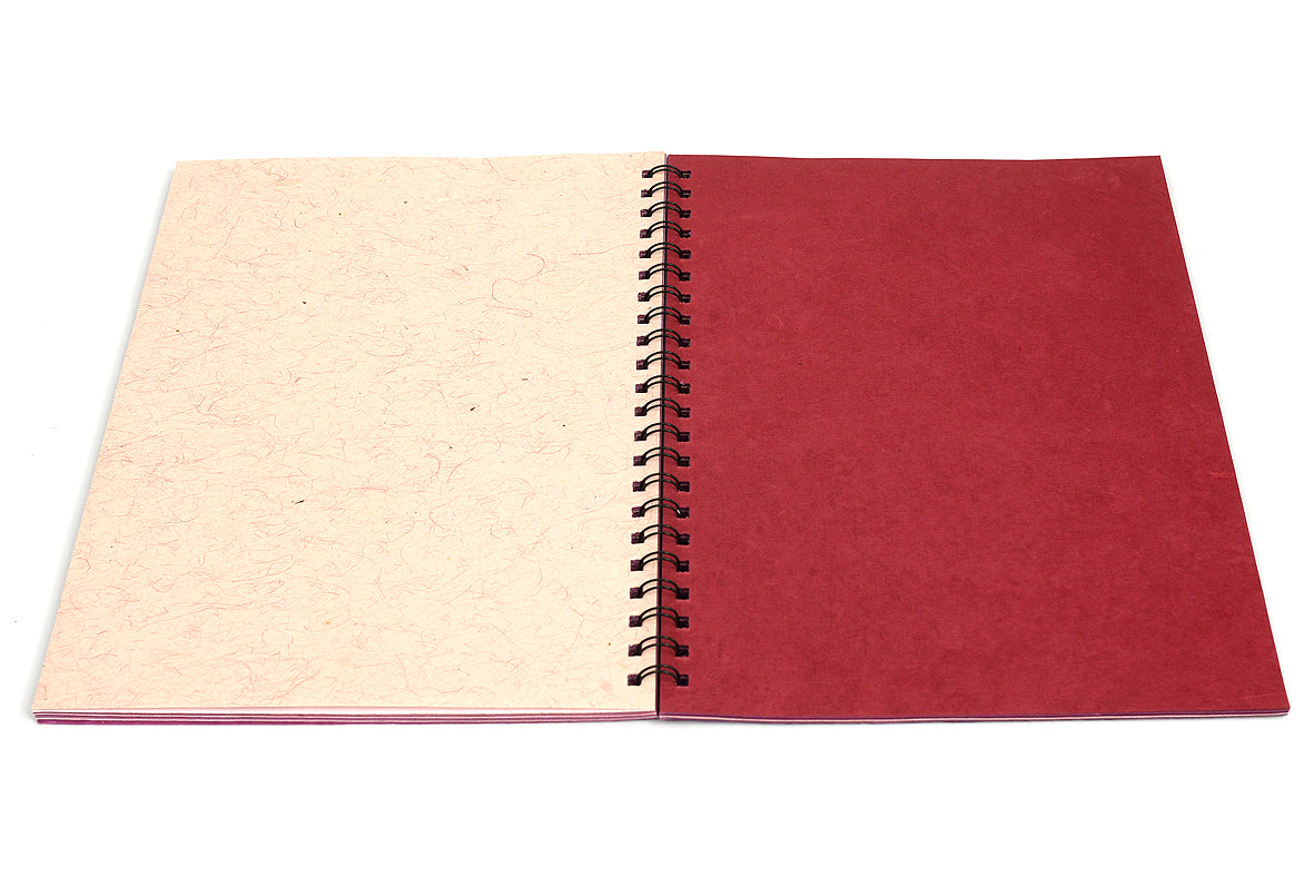 Chattai Textured Wiro Notebook, A4, Assorted Tonal Blank pages
