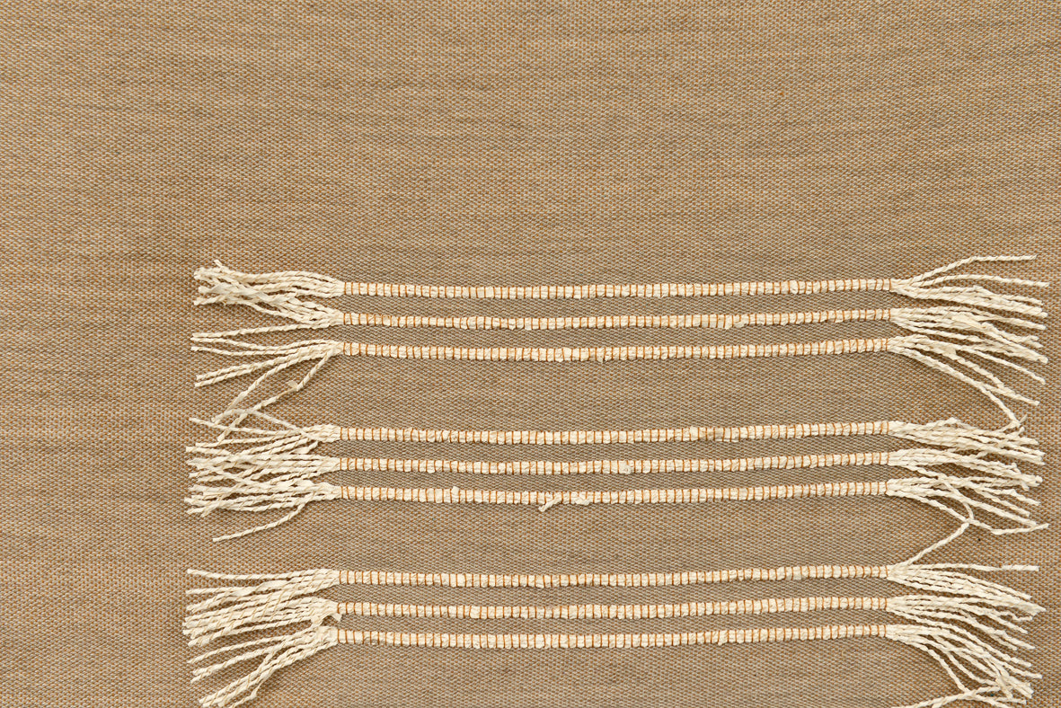 Jute & Cotton Twill with Paper Yarn Insets Handloom Wall Hanging Online