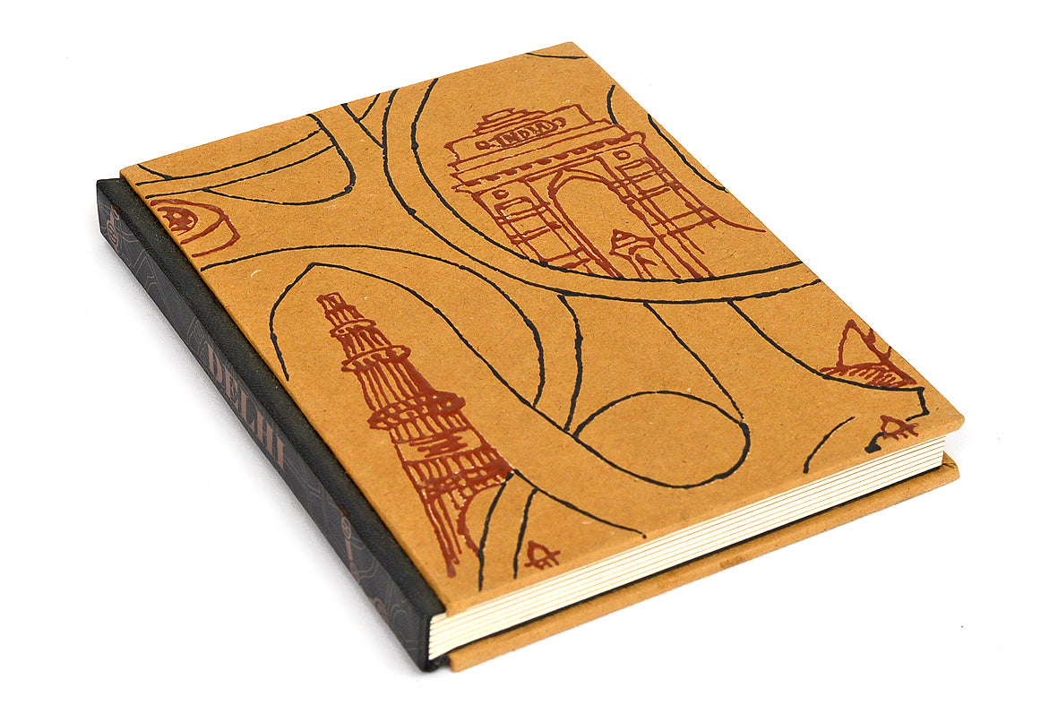 Delhi Ring Road Quarter Bound Blank Pages Notebook Online