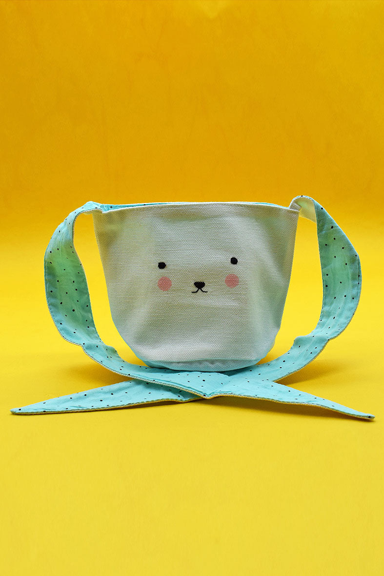 Easter Bunny: Canvas Bunny Bag
