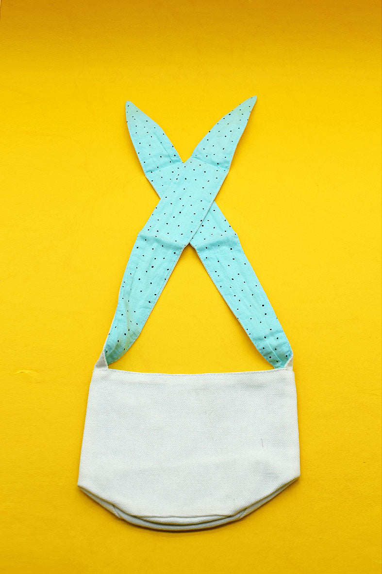 Easter Bunny: Canvas Bunny Bag