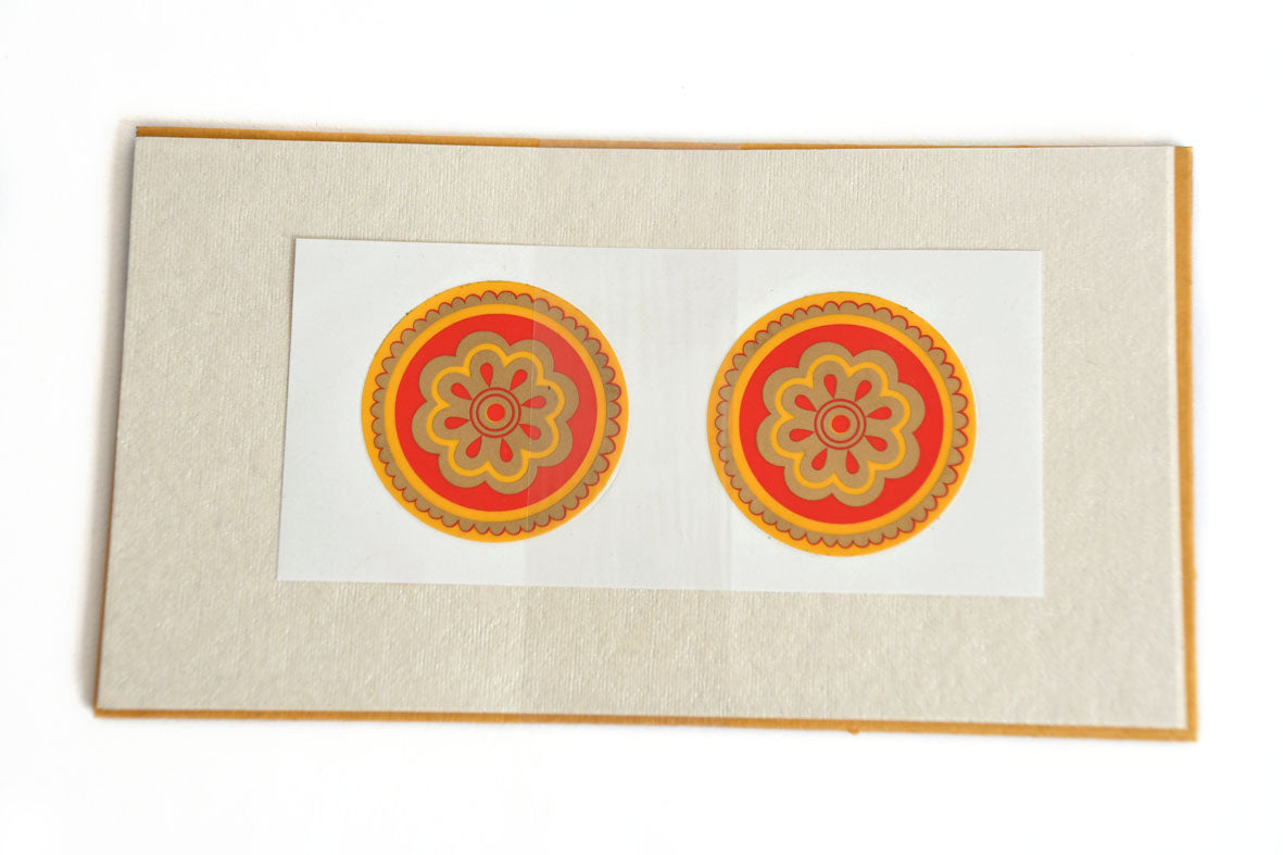 Auspicious Giving: Gift Envelopes with Cards & Round Sticker