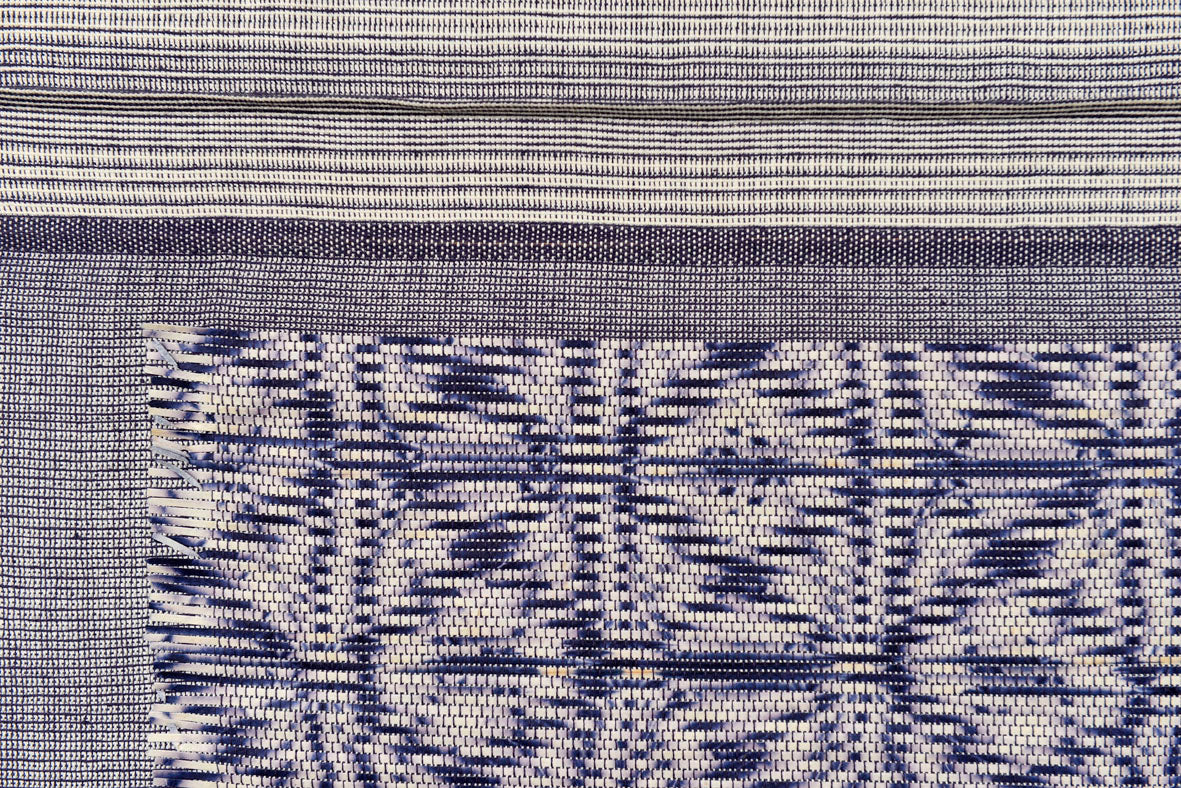 Blue & White Cotton Handloom Handmade Paper Wall Hanging Online