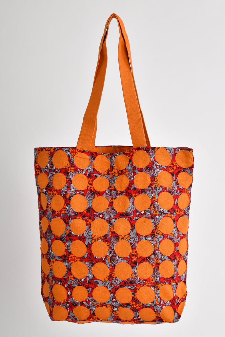 Chintz Rounds Tote Bag | Rickshaw Recycle