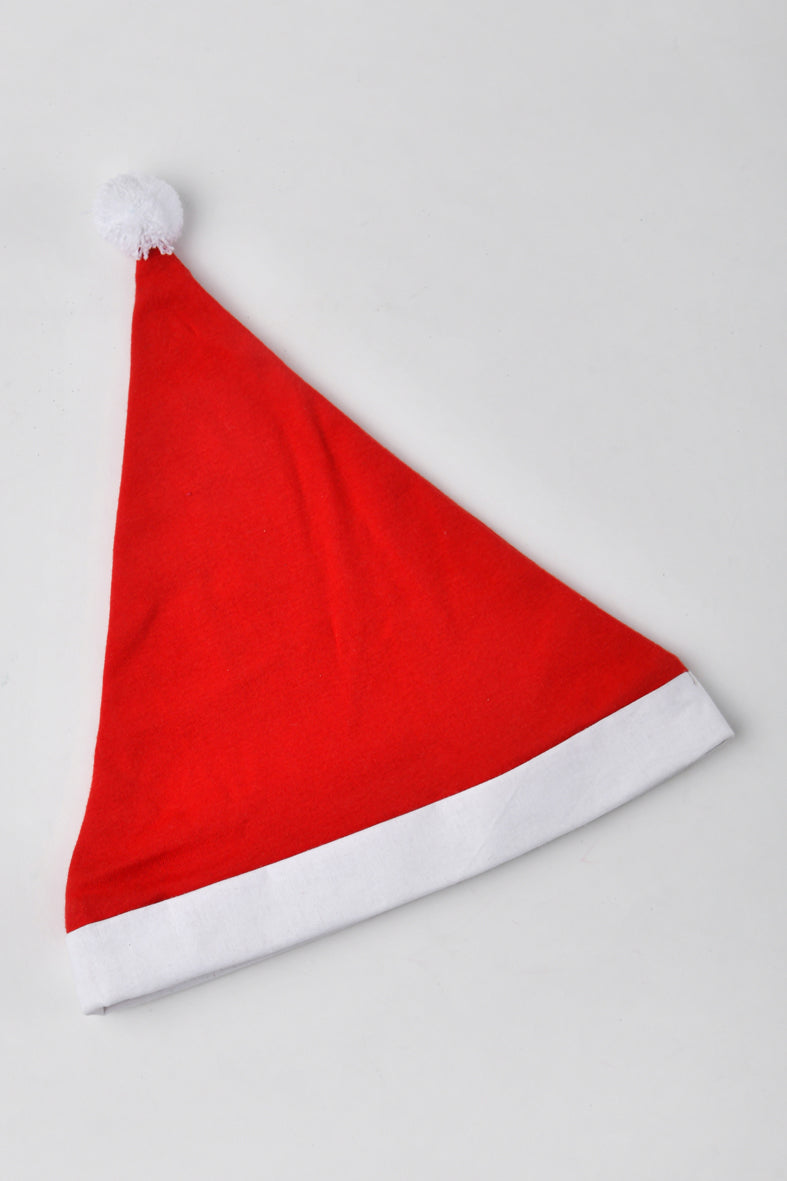 Stitched Red Christmas Santa Cap Set of 2 Online