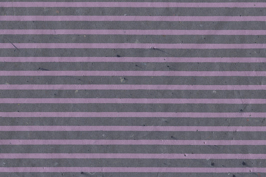 Lavender On Purple Blue Stripes Printed Handmade Paper Online