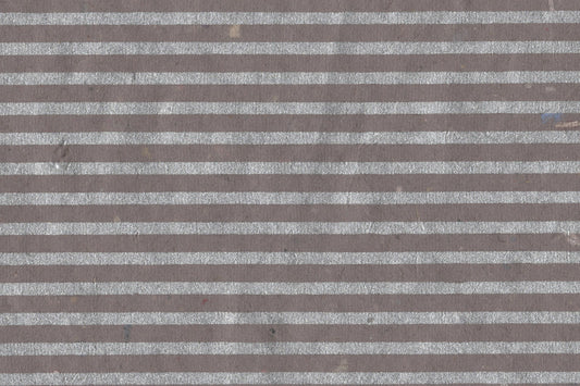 Silver On Quail Brown Stripes Printed Handmade Paper Online