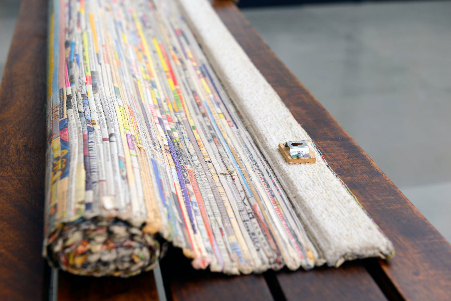 Newspaper Surface & Coloured Canvas Centre Large Paper Wall Art Online