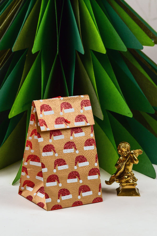 Christmas Prints Mini Green & Red Paper Gift Envelopes Online