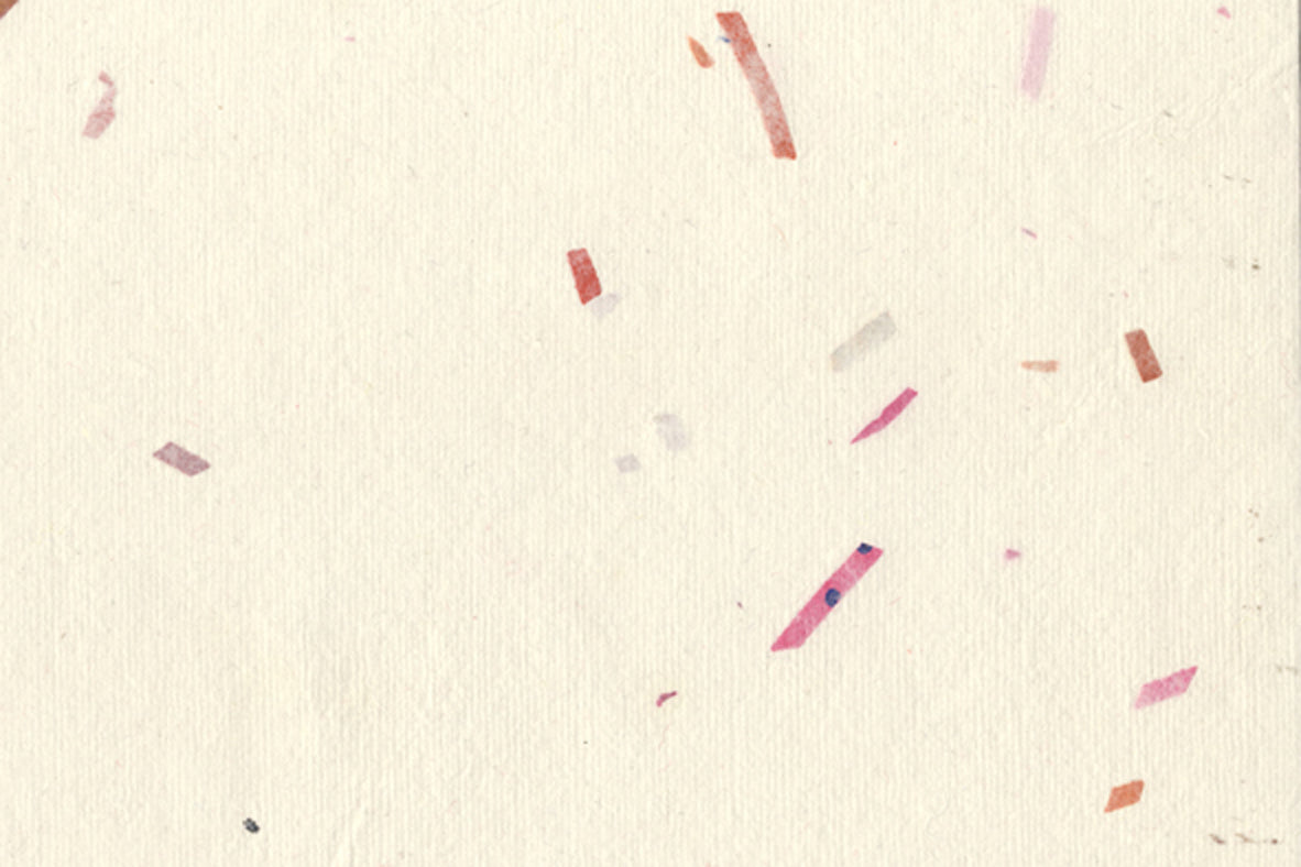 White with Pink & Mixed Brights Chips Texture Handmade Paper Online