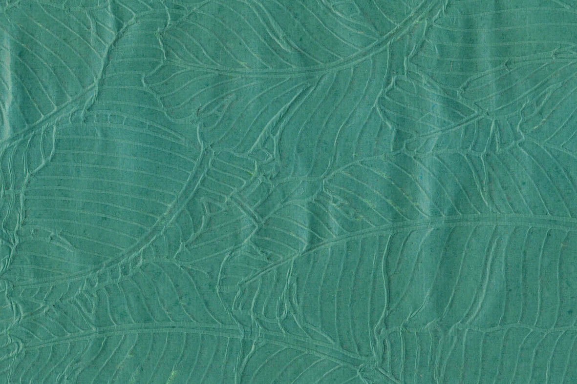 Banana Leaf Emboss Bottle Green Texture Handmade Paper Online
