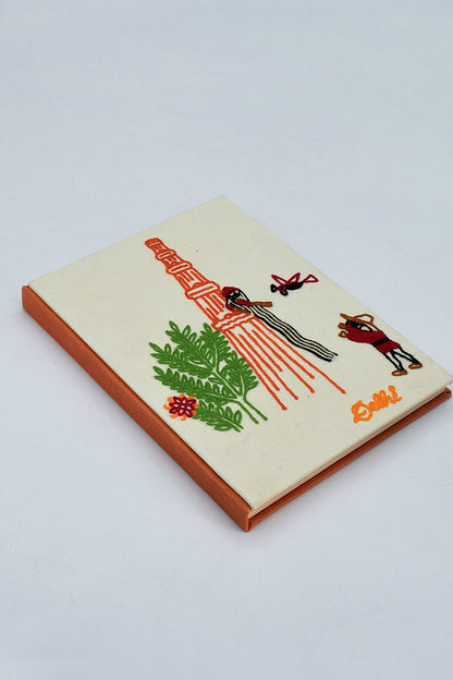 Qutub Minar Delhi Hard Bound Book, B6, Blank Pages