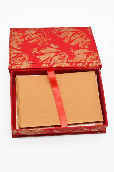 Splash Flowers Greetings Cards & Envelopes, Boxed Set of 20, 7x5