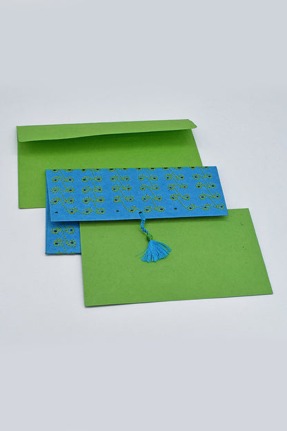  Gift Envelopes with Jari Embroidered Daphne Paper Coverin