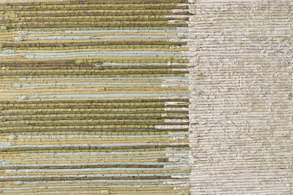 Wall Hanging: Double Gradient Paper Strips weave, 72x28