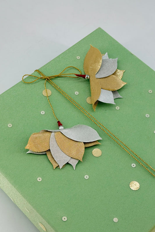 Gota Flower String Gift Box Topper, Set of 6