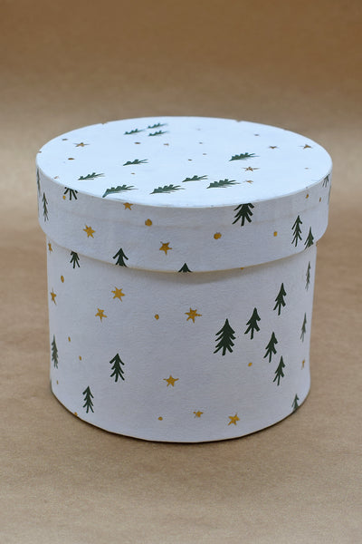 Christmas Tree Round Box