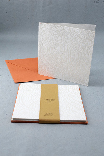 Calligraphy Print Gift Card with Envelope 5.5x5.5, Set of 6