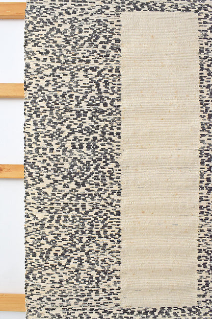 Ivory Black Canvas Textures Weave Wall Art Hanging Online
