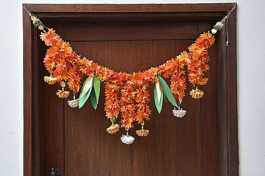 Rajnigandha Paper Flower Bandhanwar / Toran