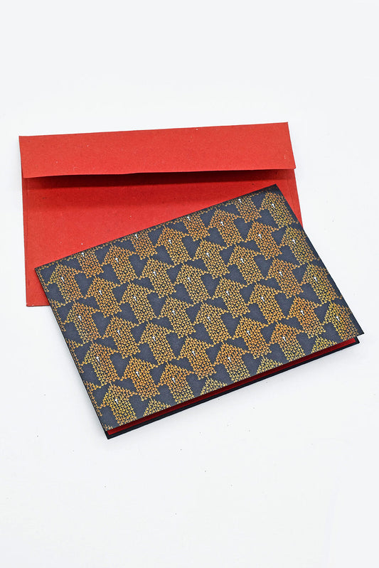 Arrow Print Gift Card with Envelope 6x4, 2 Set of 6