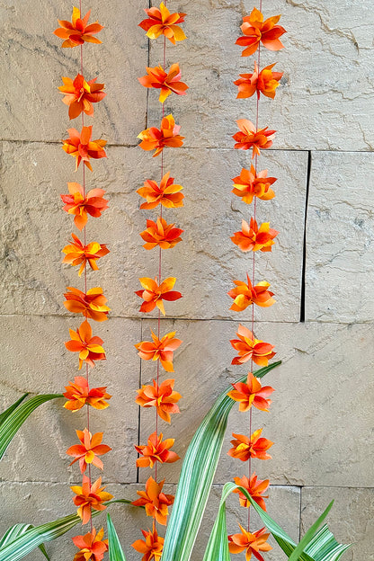 Gajra Paper Flower Strings Garland Decoration Online
