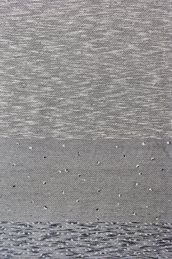 Wall hanging: Black & White Jacquard textures with stencilled floats, 39x68