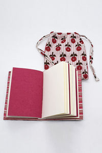 Pink Flower Summer Print Cover Coptic Stitch Blank Pages Journal Notebook Online