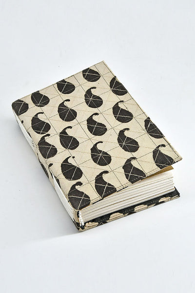 Summer Print Cover Coptic Stitch Journal, 6x4