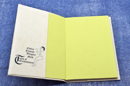 Notebooks Qissa Kahani, Queen/ Parrots Hand Painted Slip Cover, 20X14 Blank pages insert + Extra Notebook Ruled Pages