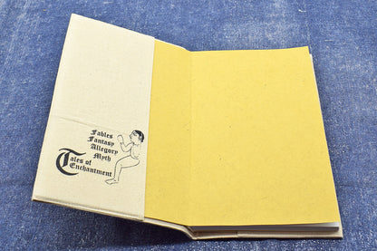Notebooks Qissa Kahani, Zodiac Hand Painted Slip Cover, 20X12.5 Blank pages insert + Extra Notebook Ruled Pages