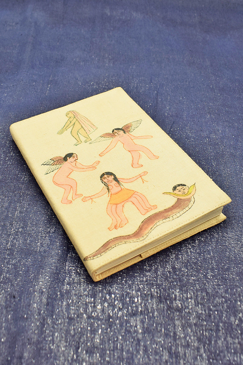 Quissa Kahani Blank Book in Painted Slip Cover with extra Ruled Writing Paper Notebook