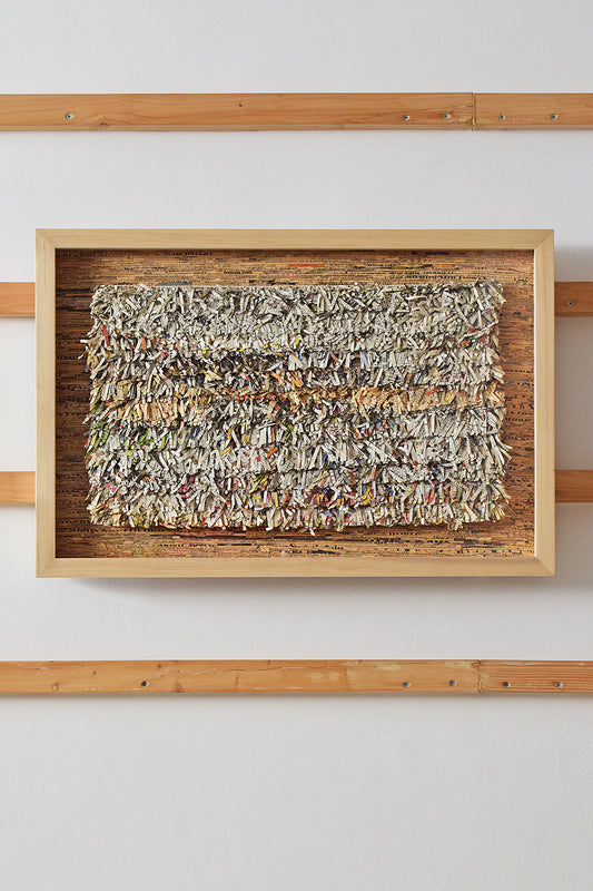 Paper Fringes Weave Framed Wall Art Online 27x18
