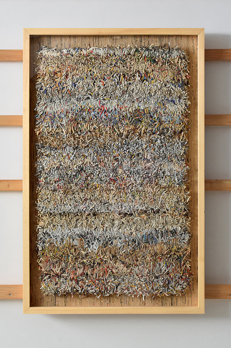 Paper Fringes Weave Framed Wall Art Online 24x43
