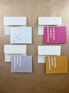 Metallic Printed Card With Gift Envelopes Online