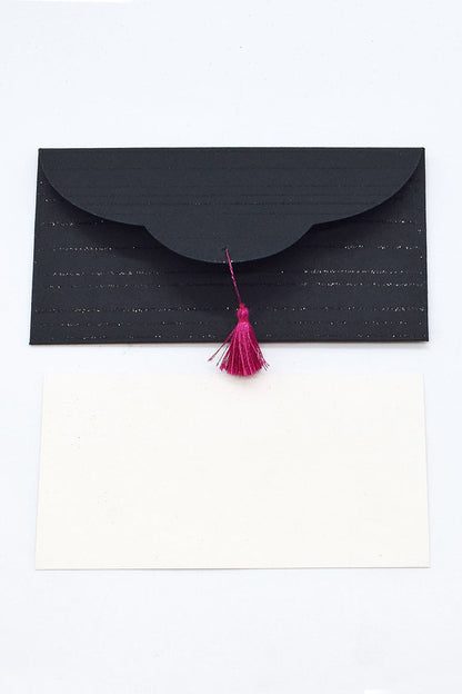 Glitter Lines Gift Envelope with Cards, Set of 4, 8x4 each