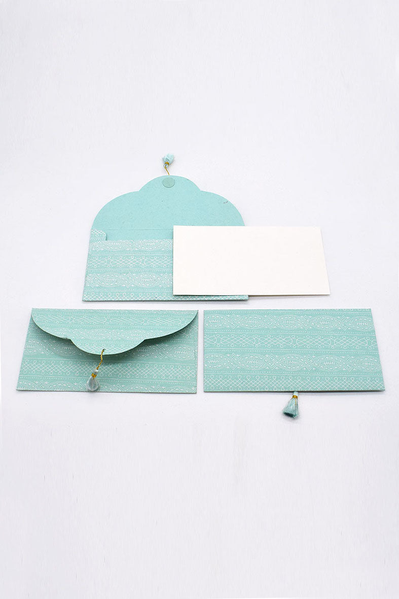 Lace Stripes Handmade Paper Money Gift Envelope with Card Online